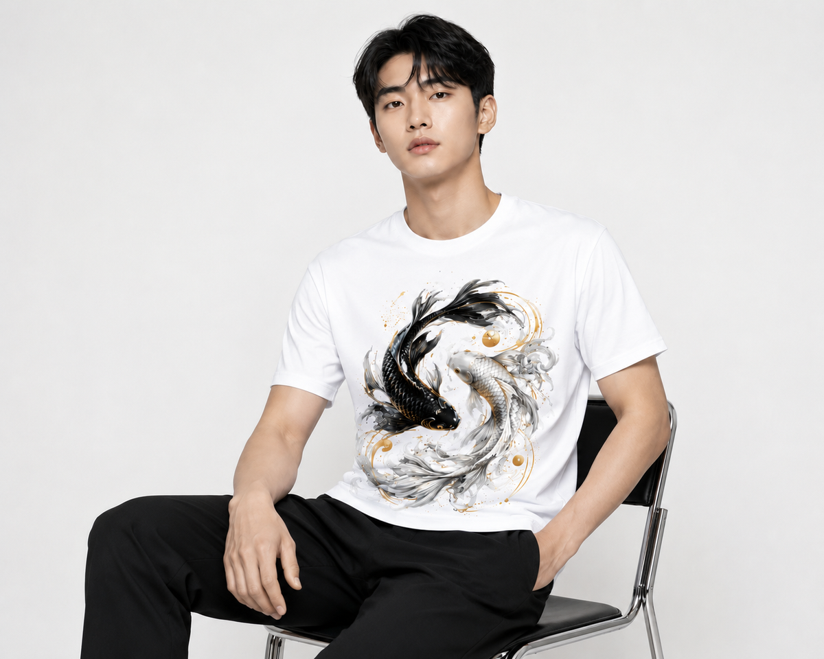 Attitude Fish Oversized T-Shirt
