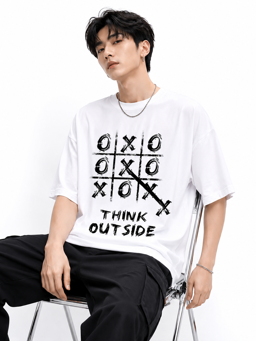 Attitude Men's Slogan Graphic Printed  T-Shirt |  Art Design | Premium Cotton  Casual Round Neck Tee for Men