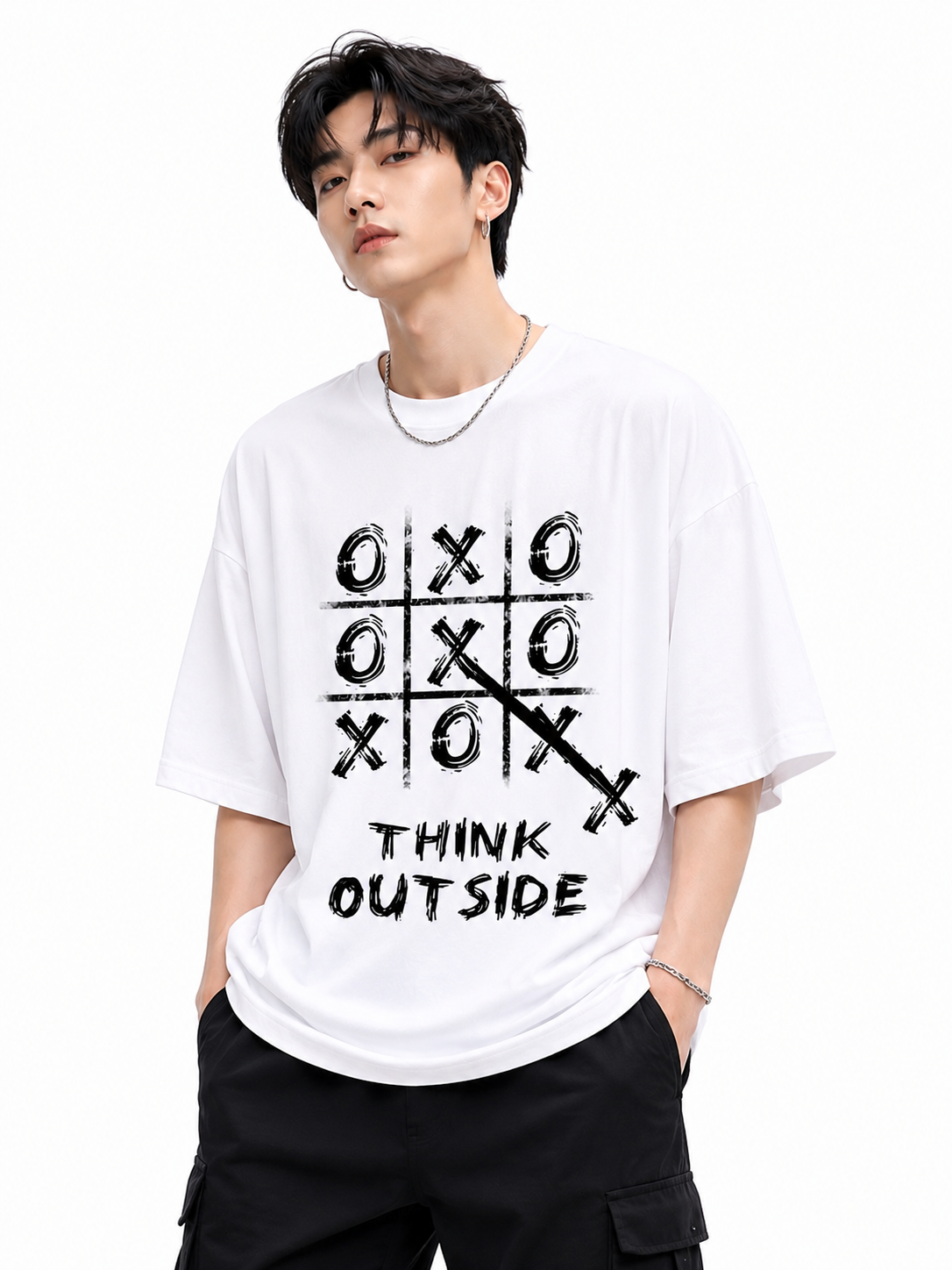 Attitude Men's Slogan Graphic Printed  T-Shirt |  Art Design | Premium Cotton  Casual Round Neck Tee for Men