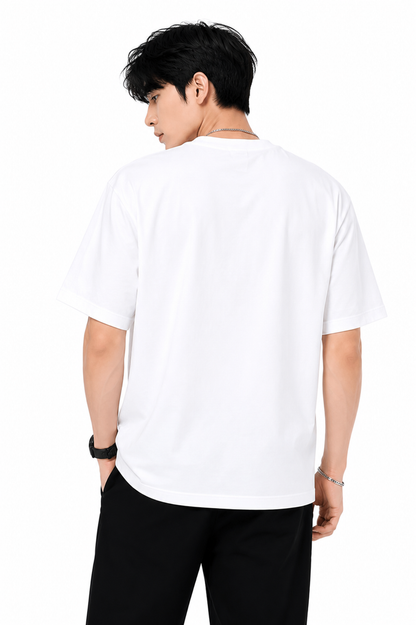 Attitude Men's Graphic Printed Elephant T-Shirt | Water Splash Wildlife Art Design | Premium Cotton Black Casual Round Neck Tee for Men
