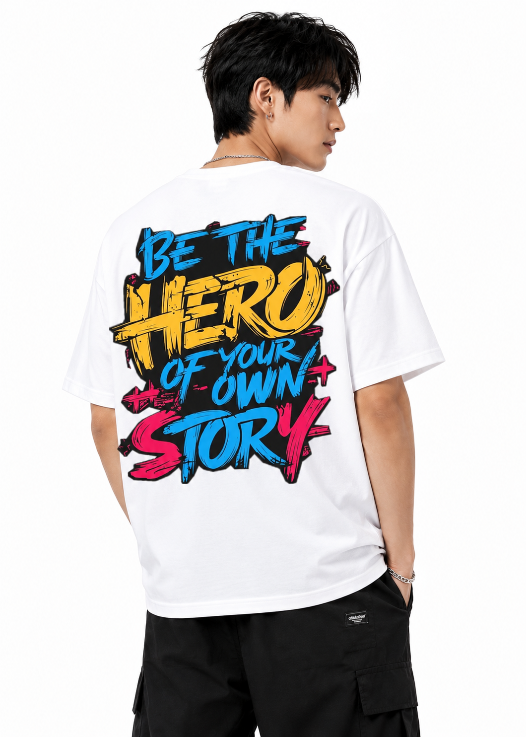 Attitude Men's Slogan Printed T-Shirt | Premium Cotton Casual Round Neck Tee for Men