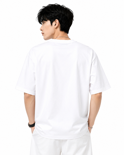 Attitude T-Shirts for Men, | Premium Cotton Casual Round Neck Tee for Men | Oversized Printed T-Shirt for Men