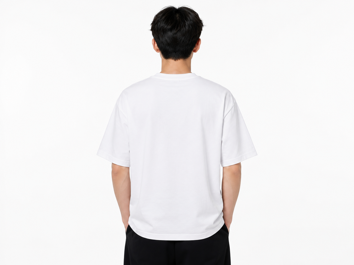 Attitude Men Typography Printed Oversized T-Shirt - Men