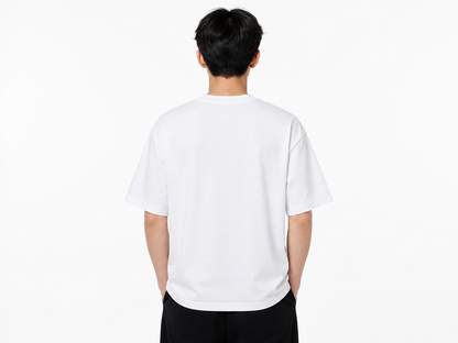 Attitude Men Typography Printed Oversized T-Shirt - Men