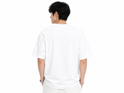 Attitude Men Casual Printed Oversized T-Shirt