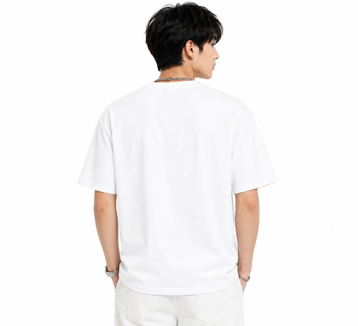 Attitude Men Tiger Warrior Oversized Black Tee | Anime T Shirt | Baggy T Shirt
