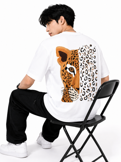 Attitude T-Shirts for Men | Oversized Printed T-Shirt | Wild Life | Cotton T Shirt For Men
