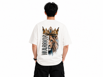 Attitude Men Tiger Printed Oversized Black Tee | Anime T Shirt | Baggy T Shirt