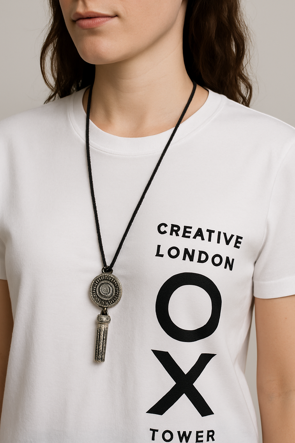 Attitude Start Of Fashion White OXO Printed Women’s T-Shirt | Minimal Urban Street Style