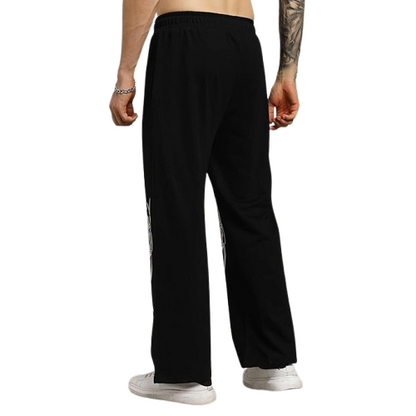 Attitude Men's Regular Fit Over Size Printed Lower– Cotton Blend Joggers with Elastic Waistband & Pockets |